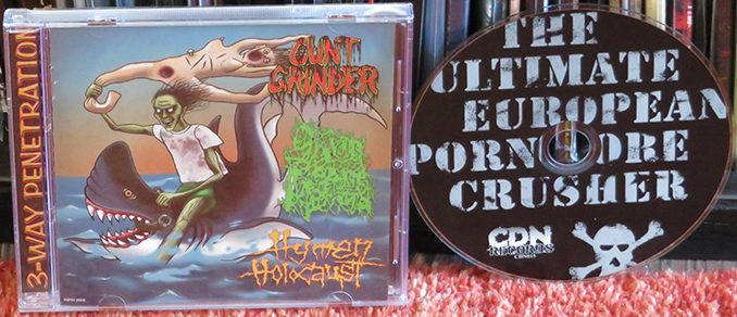 Cuntgrinder / Satan's Revenge On Mankind / Hymen Holocaust ‎– 3-Way Penetration