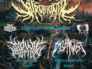 Flyer zu Nikolaus Raus mit Saprobiontic, Slowly Rotten und Endless Distrust am 5. Dezember 2026 im Jugendzentrum KLEX Greifswald