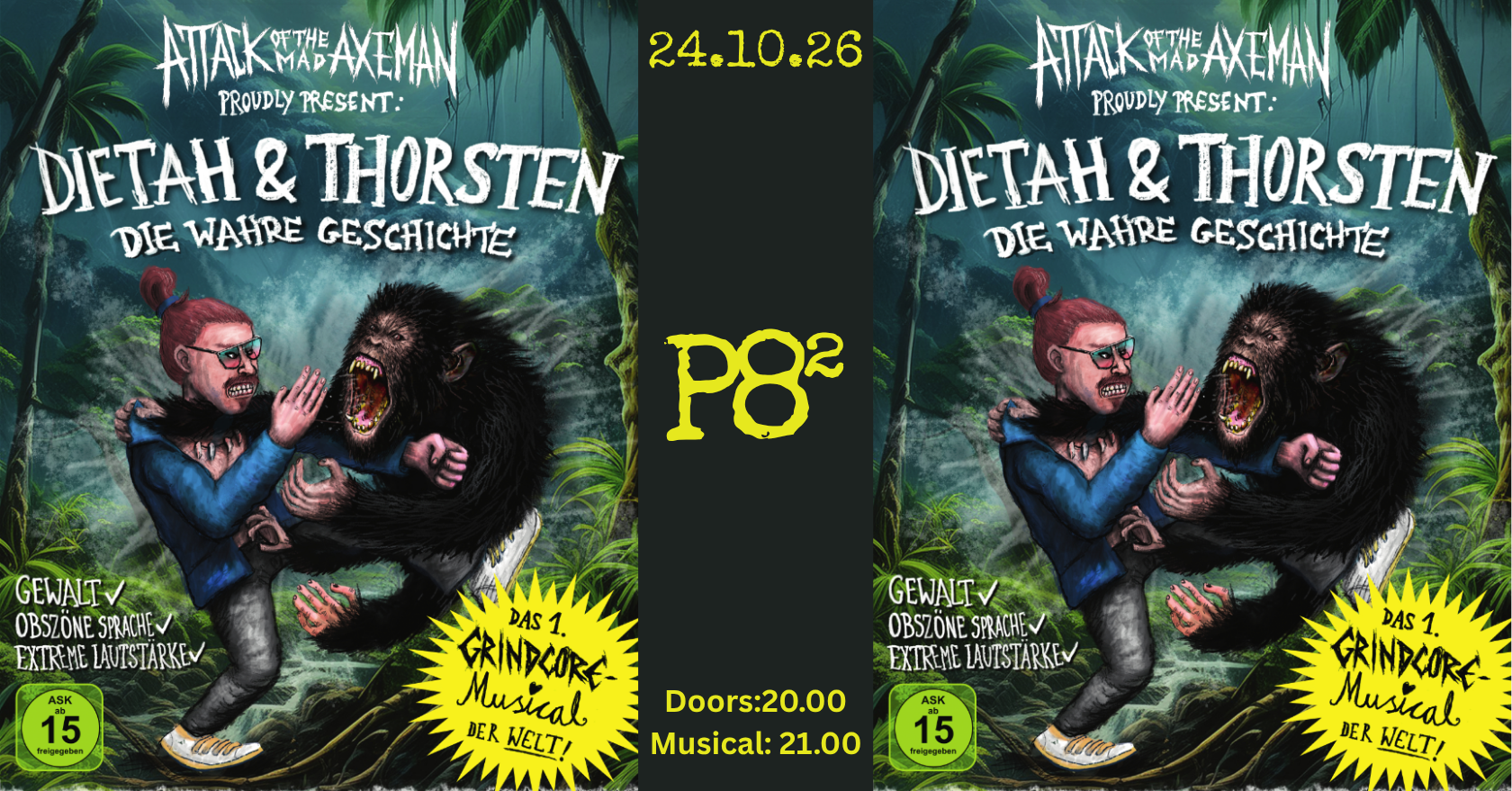 Dietah und Thorsten – Grindcore-Musical von Attack Of The Mad Axeman