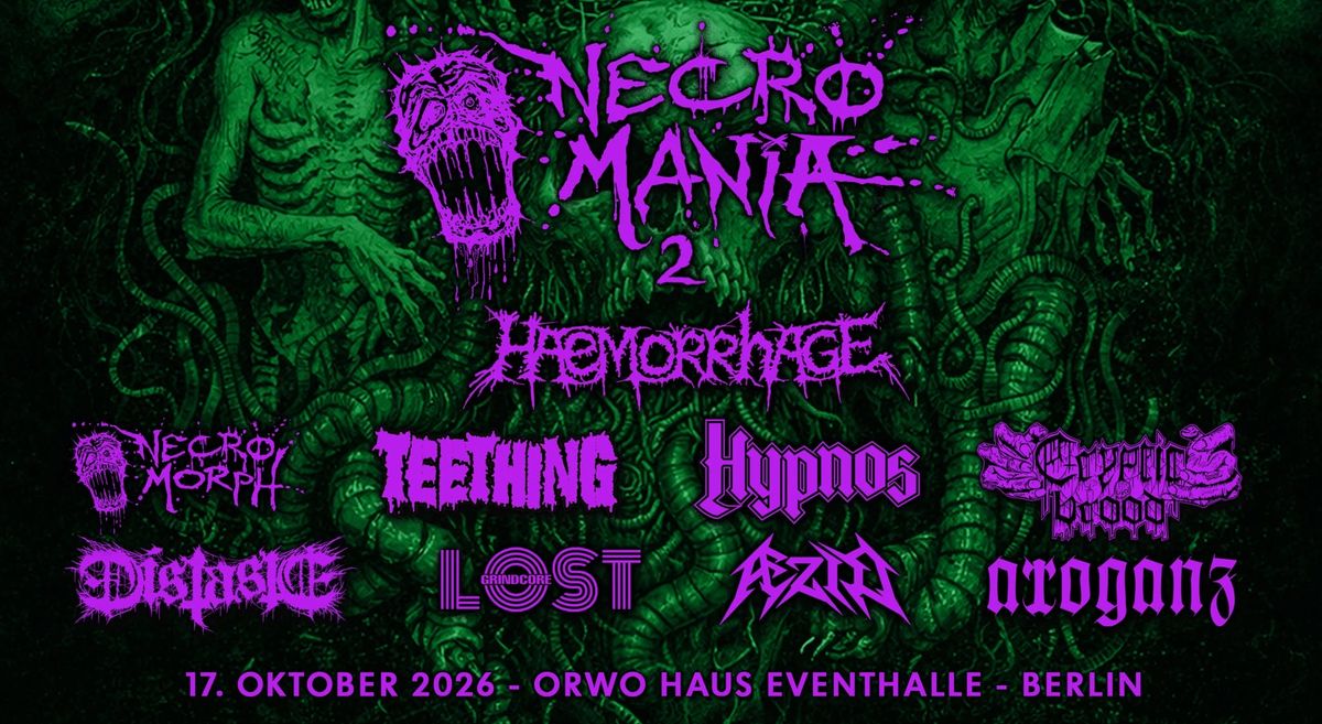 Necromania 2026 im ORWOhaus Berlin